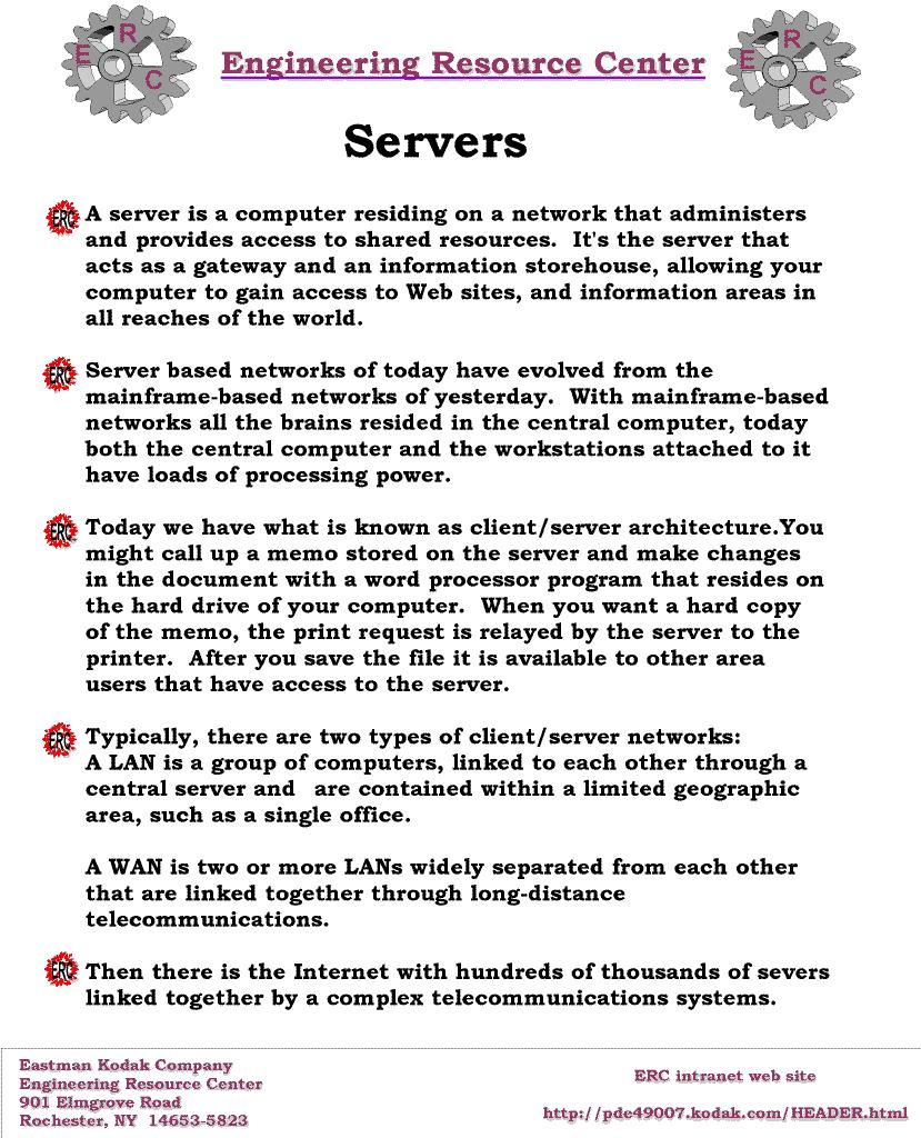 Server info